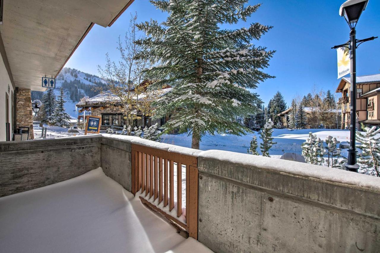 Solitude Mountain Slopeside Ski Condo With Hot Tub! Brighton Exterior photo